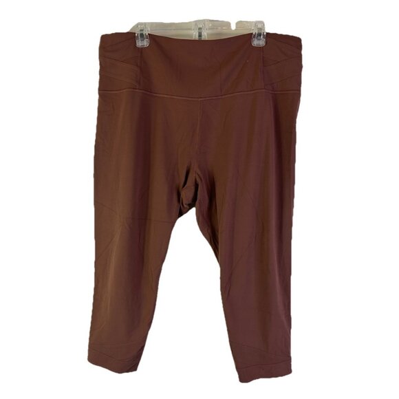 Athleta Elation Pirouette 7/8 Tight Mauve Pink - Picture 1 of 10